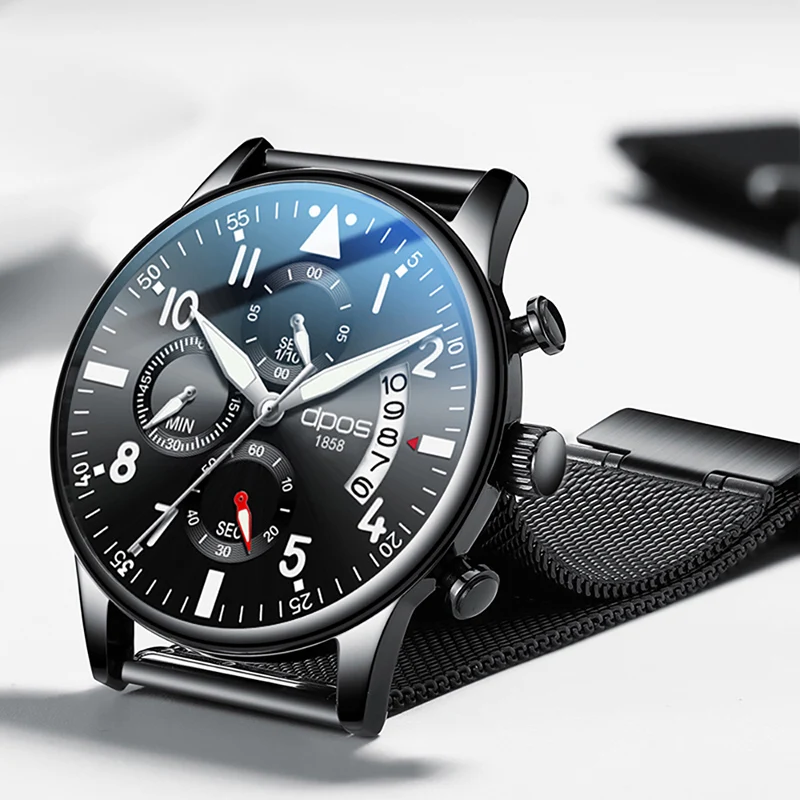 Модные деловые часы для мужчин 2019 мужские Роскошные ультратонкие кварцевые