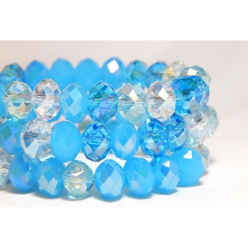 STENYA 4*3 мм многоцветные хрустальные чешские бусины граненые Rondelle бисерные