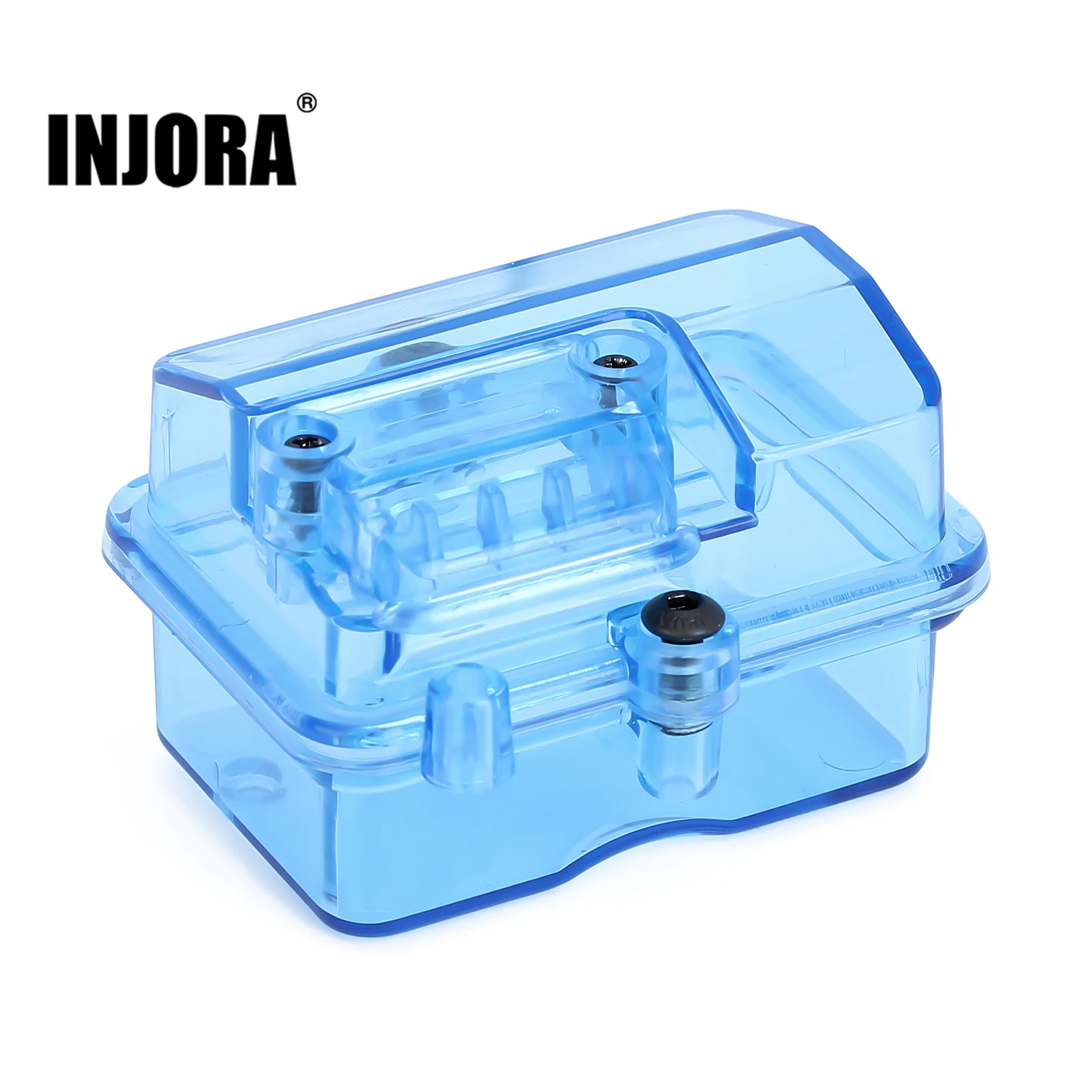 INJORA 1 шт. синий пластиковый водонепроницаемый радиоприемник для 1/10 RC