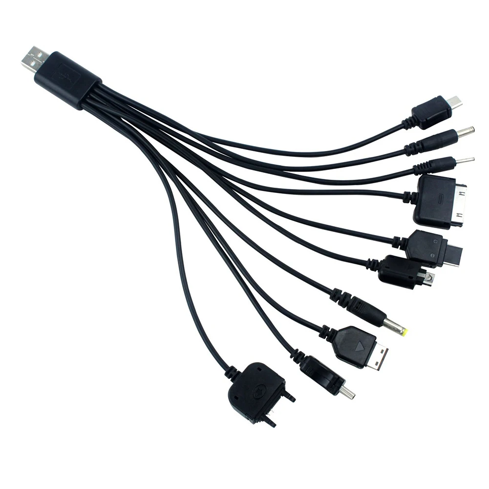 

10 In 1 Universal USB Charger Usb Cable Multifunction Charging Sync Cord Multi Pin Cable Charger USB Adapter Cable Data Wire