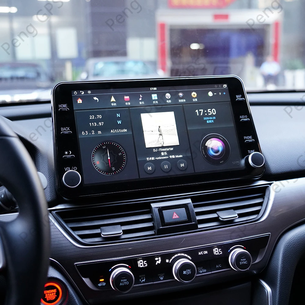 Автомобильный радиоприемник Android мультимедийный плеер для Honda Accord 10 2018-2020
