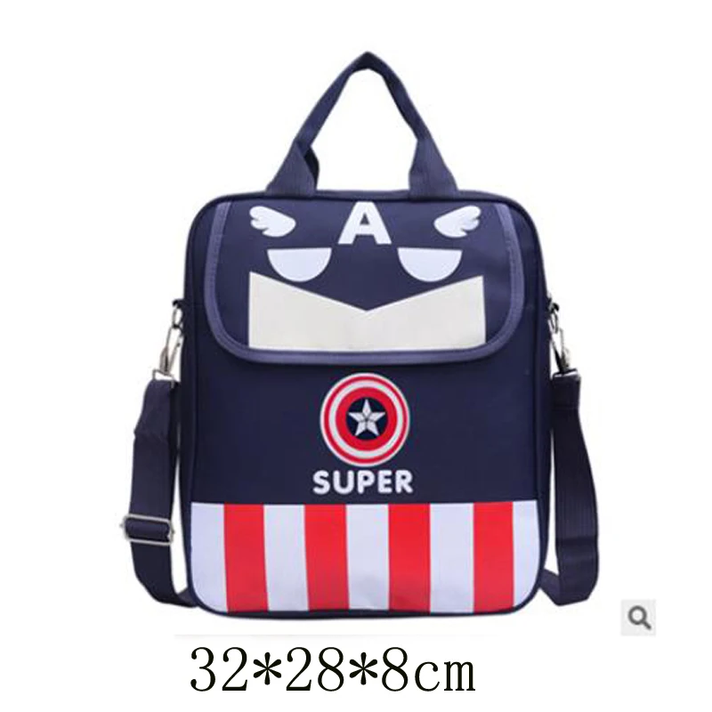 Small dark blue MVK Мстители 4 Капитан Америка 4 шт. школьные сумки для мальчиков рюкзак для детей начальной школы школьный детский композитный Рюкзак Mochila - Цвет: Small dark blue