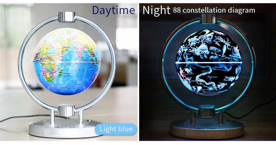 Магнитный левитационный Плавающий глобус 6 &quotантигравитационная карта мира