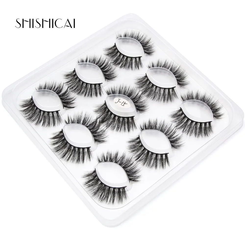 9 пар 3D норковые ресницы длинные натуральные накладные наращивание ресниц