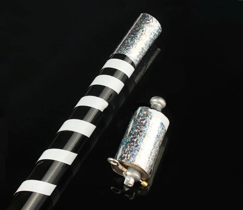 1 шт. 110 СМ Металлическая появляющаяся волшебная палочка для фокусов Зебра