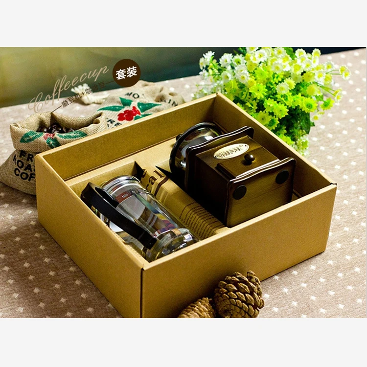 

Hand electric manual commercial industrial coffee beans roasted maker with grinder gift box price