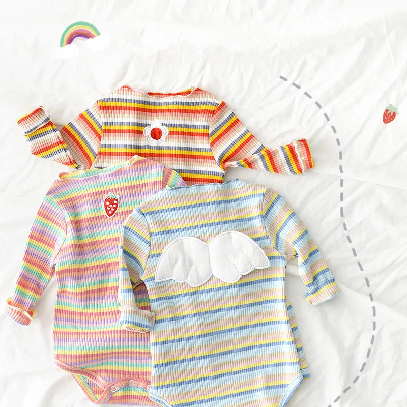 2020 Детский комбинезон для новорожденных одежда девочек на осень высокое