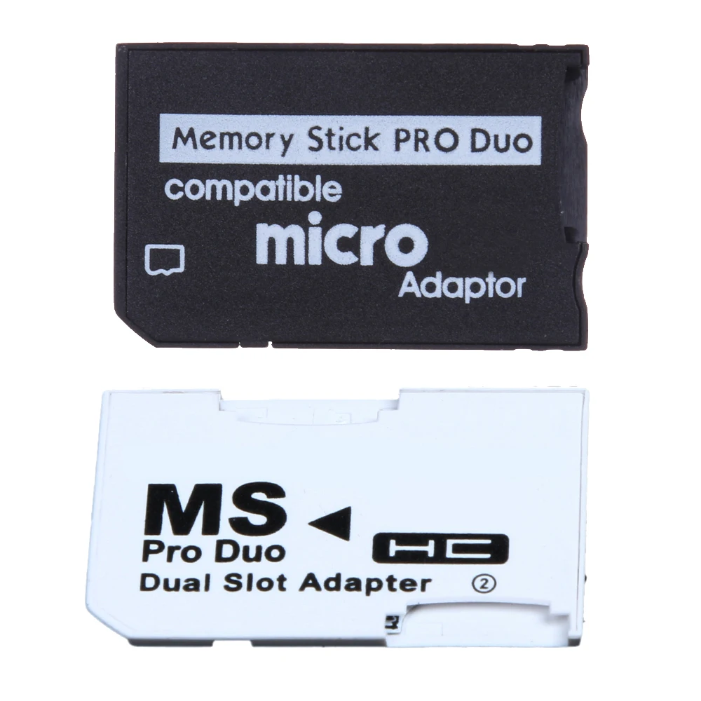 

Мини-кардридер для карт памяти Pro Duo, Новый адаптер для карт Micro SD TF на MS Pro, один слот/два слота для геймпада Sony PSP