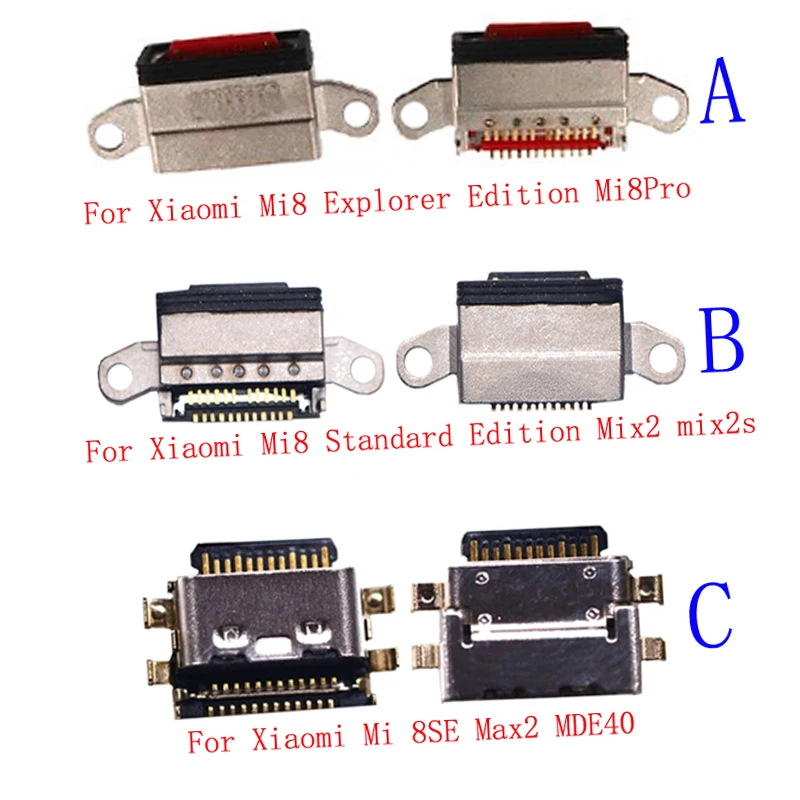 10 шт. разъем для зарядного устройства Micro Usb Xiaomi MI8 MI 8 SE M8 Pro Max Mix 2 2S Mix2 Mix2s 8SE Mi8SE