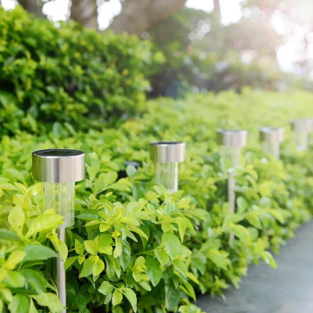 

Solar Garden Light Outdoor Solar Power Lantern Waterpoof Landscape Decoration Lighting For Pathway Yard Lawn Sunpower Lamp