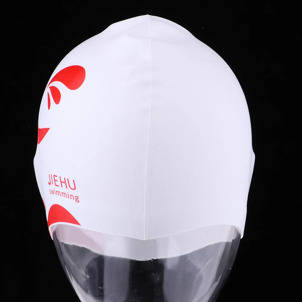 

Long Hair Swimming Waterproof Silicone Swim Swimming Equipment Stretch for Men Women Keeps Hair Clean Ear Dry