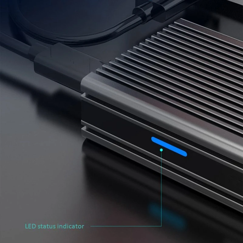 20gbps m 2 nvme ssd enclosure type c solid state drive ssd case asm2364 chip hdd box with usb cable for m2 m key ssd adapter free global shipping