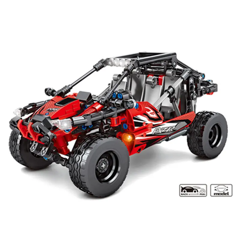 Вездеход пляж внедорожник строительные блоки высокотехнологичный город