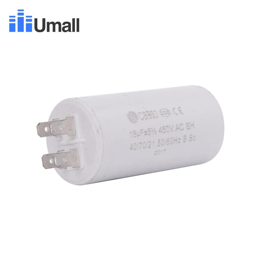 CBB60 450V 16 мкФ Бег моторный запускаемый конденсатор с алюминиевой крышкой для подвергать механической обработке электрической разрядки подвергать механической обработке кондиционеры четыре 4 контакта