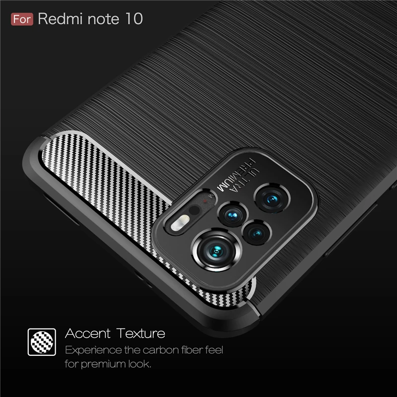 carbon case for xiaomi redmi note 10 case fiber protective case for redmi note 10 hard cover for xiaomi redmi note 11 11 pro free global shipping