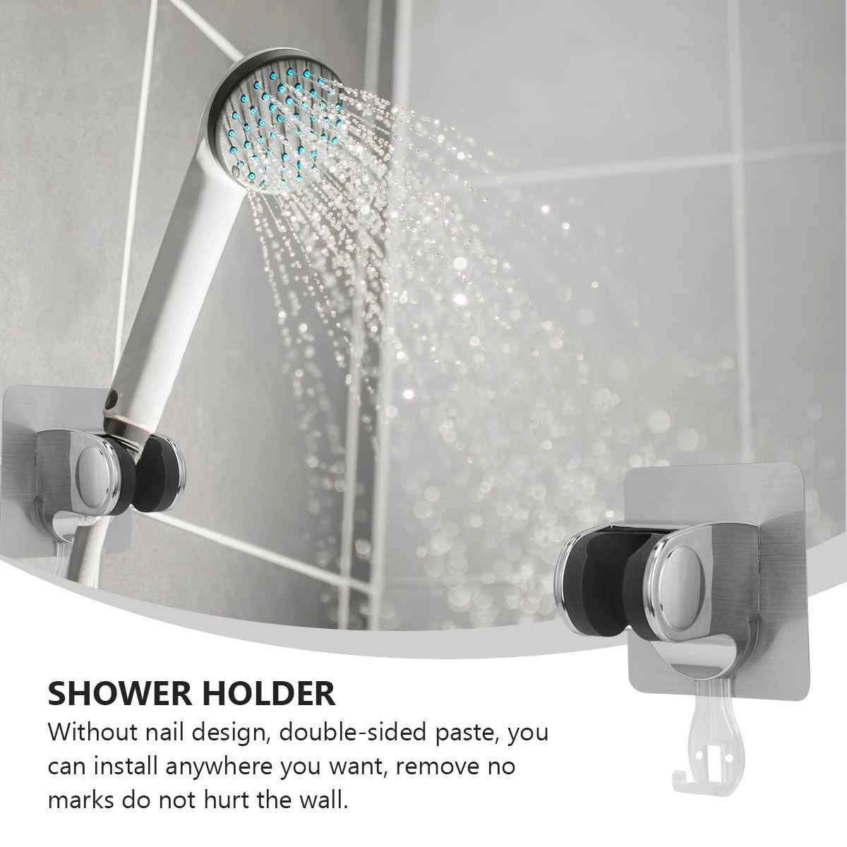 2 шт. Ванная комната Насадки для душа кронштейн держатель душевой насадки с одной