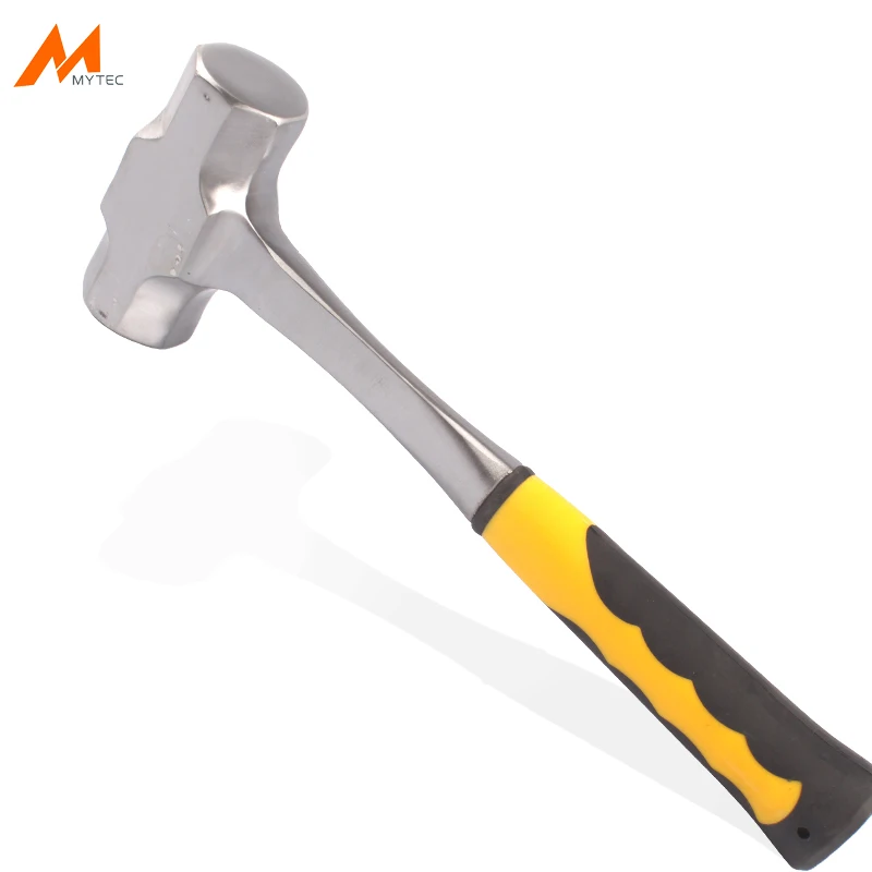 

2LB - 4LB Sledge Hammer Heavy Duty One-piece Forged Steel Brick Drilling Crack Hammers Building Construction Engineer Hammer