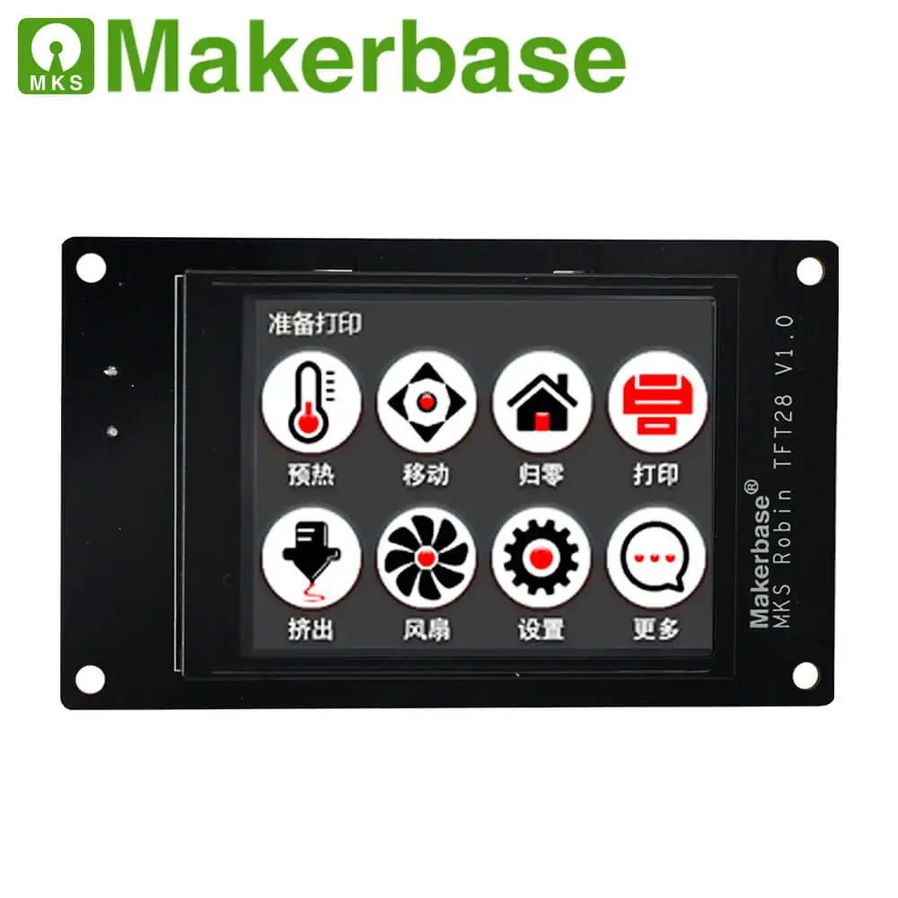 Makerbase 32 битный сенсорный экран MKS Robin с 2 4/2 8/3 2/3 5/4 3 дюймов совместимый платой