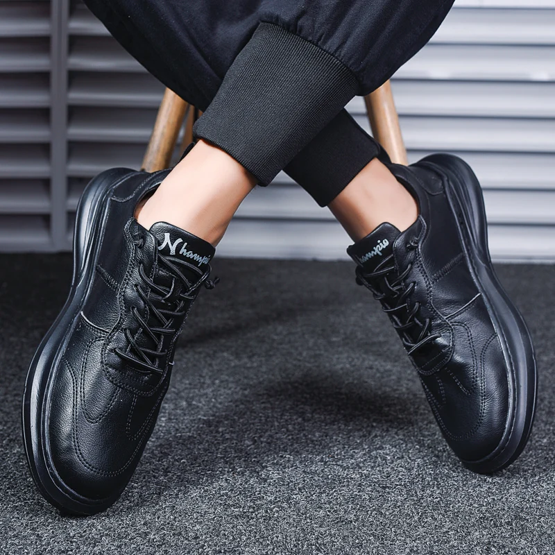 Новинка повседневная обувь белого цвета удобная Простая мужская | Спорт и