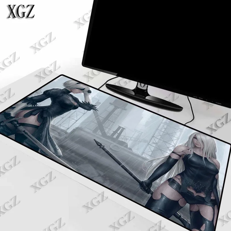 Коврик для мыши XGZ с аниме сексуальной девушкой большой резиновый