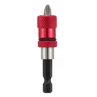 1pc 14 adjustable screw depth bit holder magnetic screwdriver hex bit holder magnetic tip quick release for drill screw tool