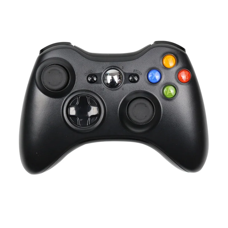 Wireless Black 2,4G беспроводной геймпад для Xbox 360 консоль контроллер приемник контроллер для microsoft Xbox 360 игровой джойстик для PC win7/8/10 - Цвет: Wireless Black