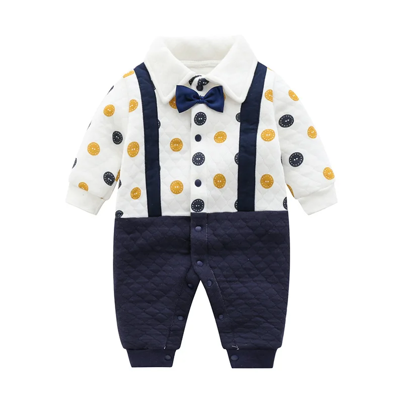 

New Fashion Beach Style Summer Baby Boys Romper Short Sleeve Gentleman Infant Jumpsuit Newborn Boy Formal Clothes