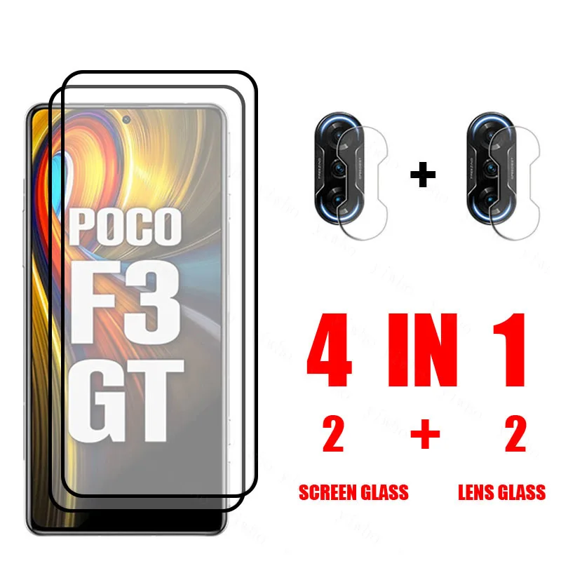 Защитное стекло для смартфона Redmi K40 игровое Mi Poco F3 GT закаленное Защитная пленка