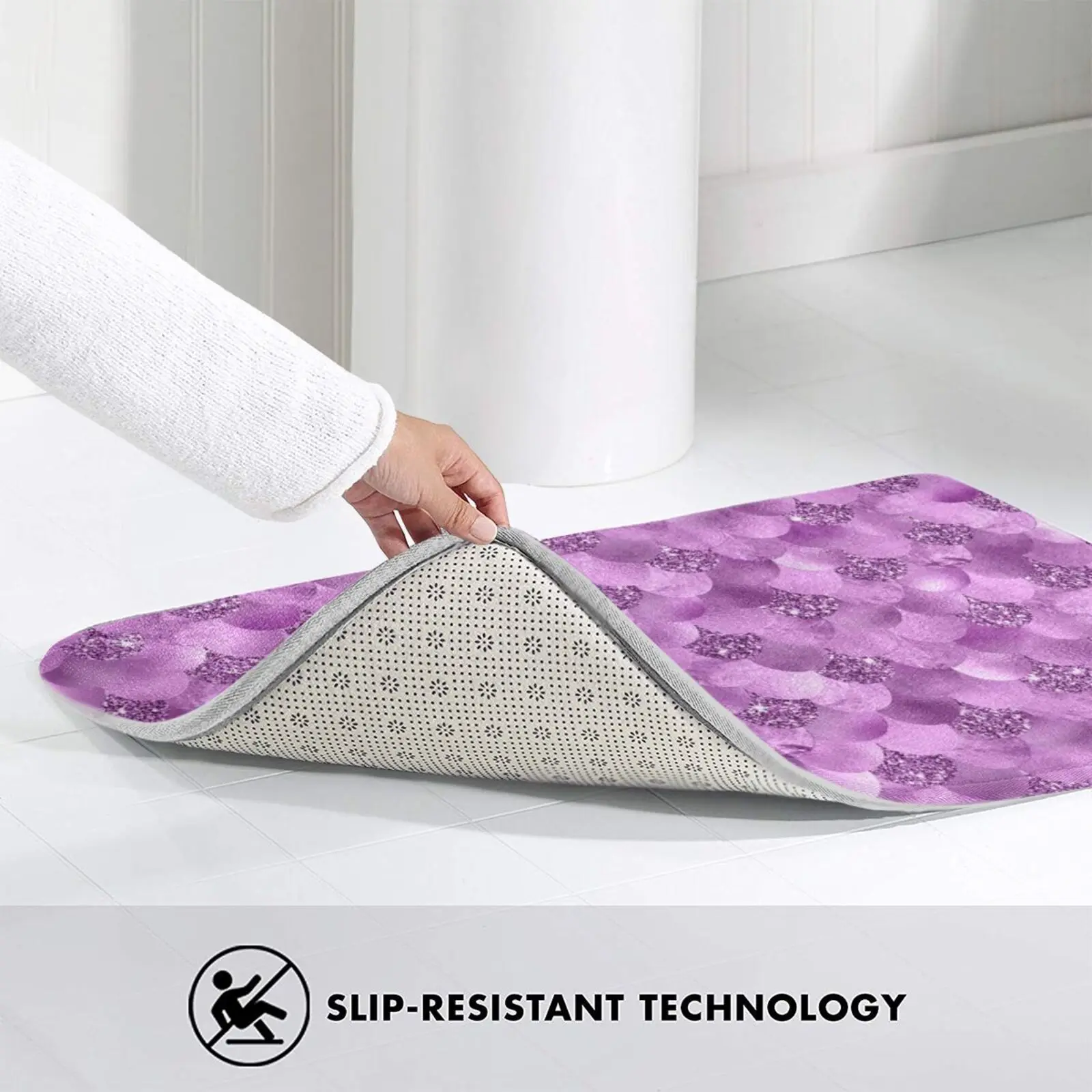 Фиолетовые весы русалки коврик подушка мягкая Русалка металлическая блестящий