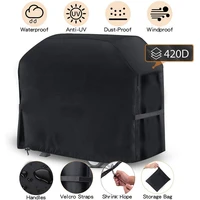 heavy duty 420d oxford cloth outdoor grill cover uv resistant grill cover dust waterproof cover pvc coating rip proof bbq cover