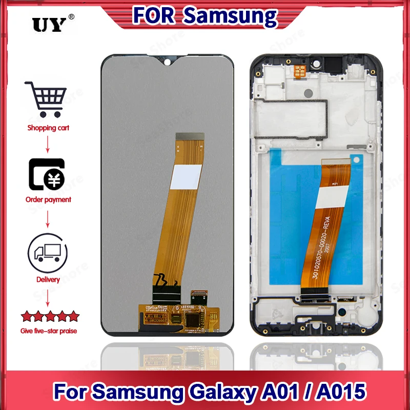

5.7" Original Screen For Samsung Galaxy A01 A015F LCD Display With Touch Screen Digitizer Replacement Parts A015F A015G A015DS