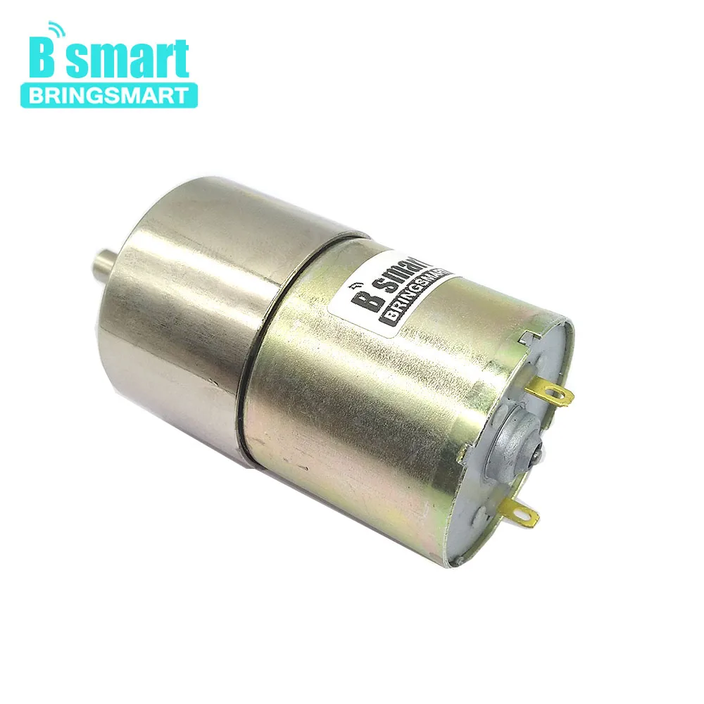 Bringsmart 37GB520 DC 12 электромотор 24V мотор-редуктор Мини DC редукторный мотор с высоким крутящим моментом регулирования обратной скорости