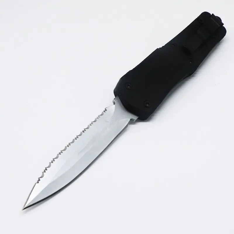 white serrated MIT Troodotfne Big A07 самозащита с помощью складной карманный нож охотничий нож сувенирные ножи фиксированный нож с лезвием - Цвет: white serrated