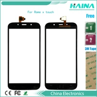 Black Gold For UMI ROME ROME Touch Screen Perfect Repair Parts Touchscreen Sensor Feeling Mobile Phone Touch Panel 10pcs lot