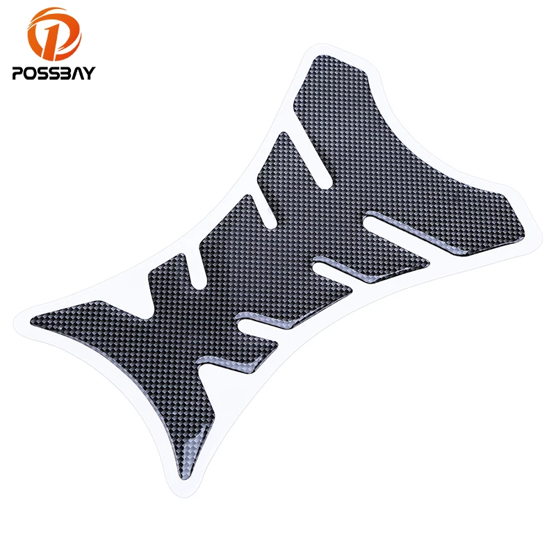 POSSBAY углеродное волокно 3D мотоциклетная газовая масляная топливная бак