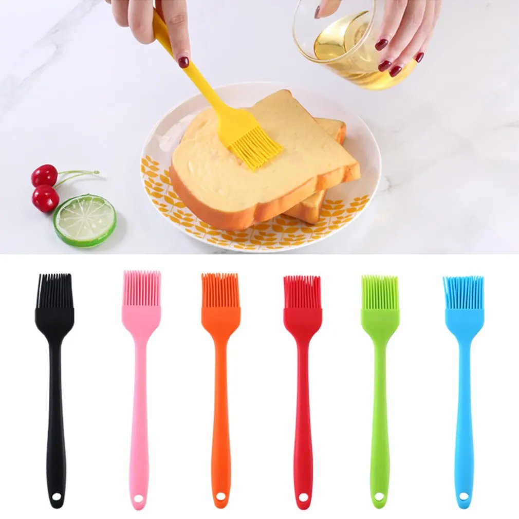 Еда силикона Высокая термостойкость барбекю кисть для масла Кисть масляная