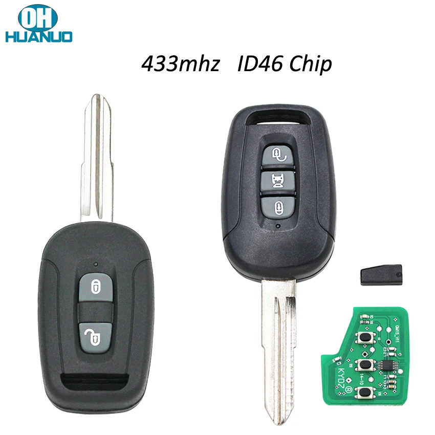 2 кнопки дистанционного ключа Fob 433 МГц 7936 чип ID46 в наличии для Chevrolet Captiva 2008 2009 2010 2011