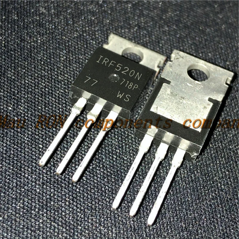 10 шт./лот IRF520 IRF520N TO220 TO-220 IRF520NPBF Новый оригинал в наличии | Электронные компоненты и