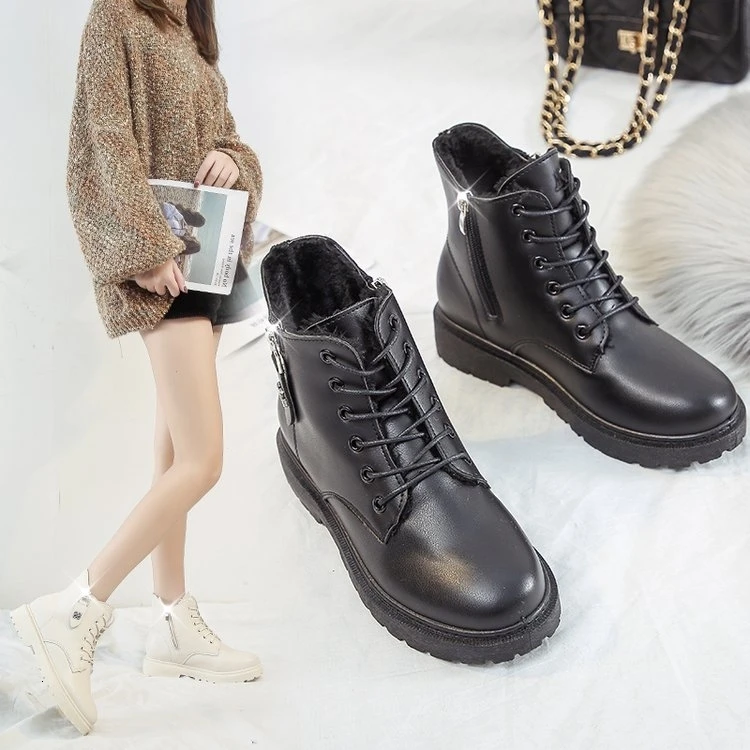 Женские ботинки Martin Новинка 2020 года Сезон осень Полуботинки из натуральной кожи