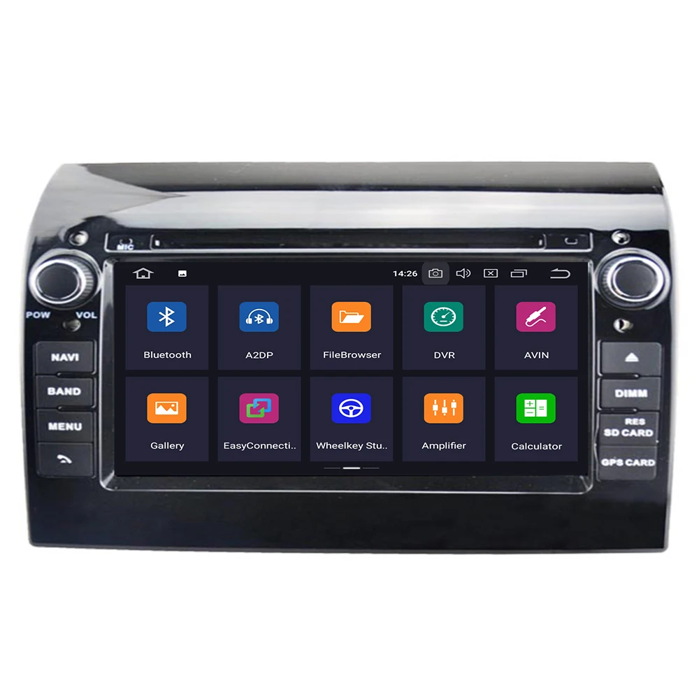 Автомобильный GPS-проигрыватель DVD-плеер на платформе Android 10 для FIAT DUCATO CITROEN Jumper PEUGEOT