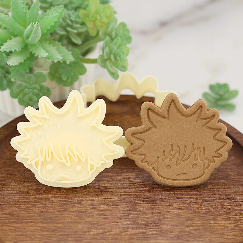 

Jujutsu Kaisen Cartoon Biscuit Mold 3D Cookie Press Baking Biscuit Mold DIY Baking Tools Baking Accessories Kitchen Tools