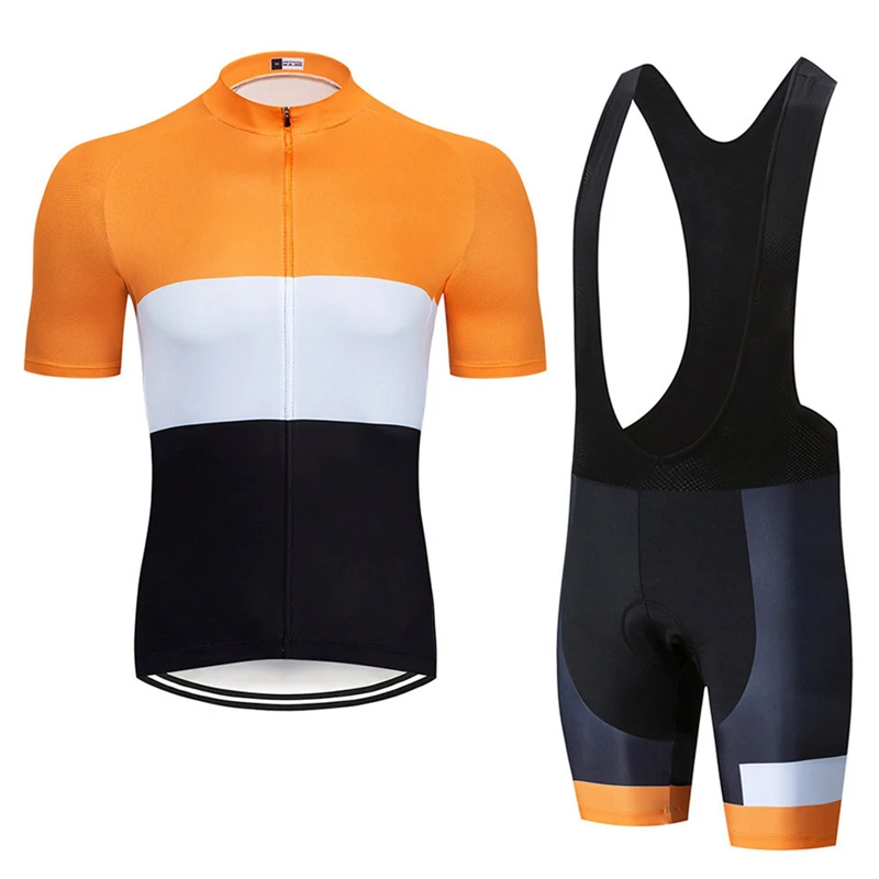 

Short sleeve Cycling Jersey Set 2021 Pro Team summer Bicycle Cycling Clothing Fashion sports breathable Free transportation