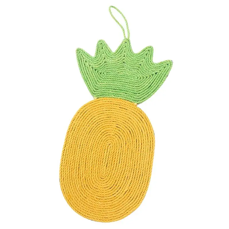 

Pet Pad Grinding Claws Cushion Scratching Board Cat Scratcher for Home 1Pc Pineapple Shaped Cat Scratch Board