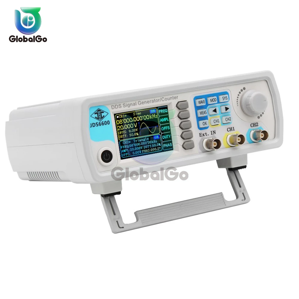 JDS6600-15M 15MHz DDS Function Signal Generator Digital Control Dual-channel Frequency Meter Arbitrary Waveform | Инструменты