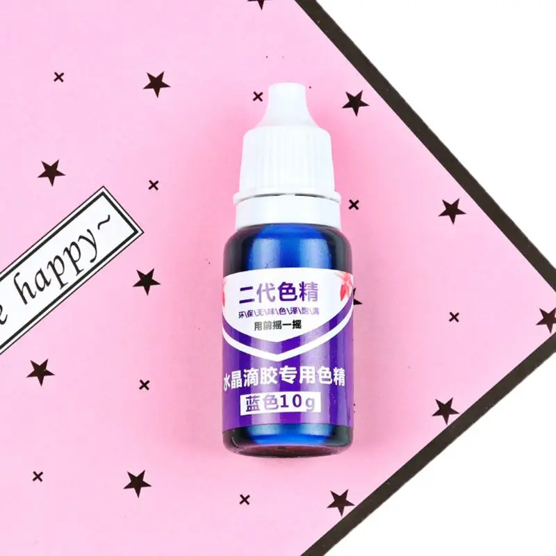 

15 Pcs/set DIY Handmade Jewelry Crafts Making Coloring Pigment UV Crystal Glue Gel Oily Solid Color Resin Dye
