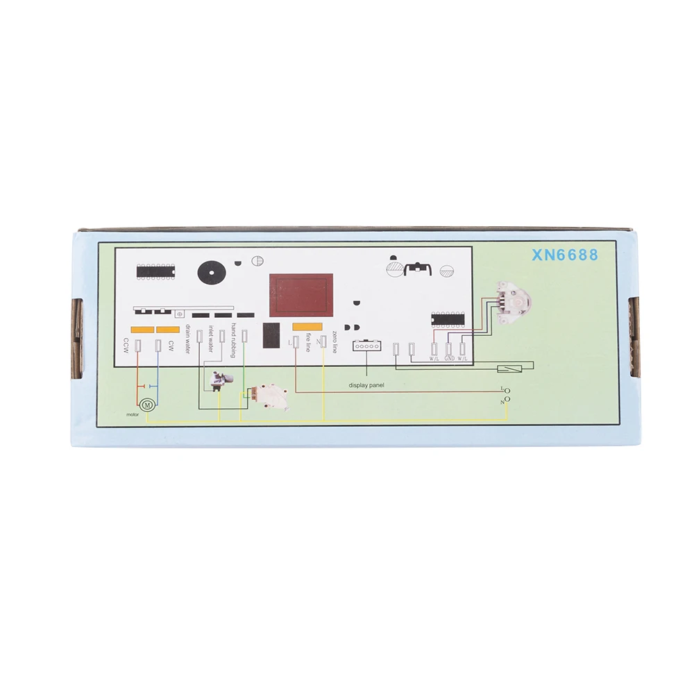 Universal full automatic washing machine computer control board LED display power module panel with water liquid XN6688 | Бытовая