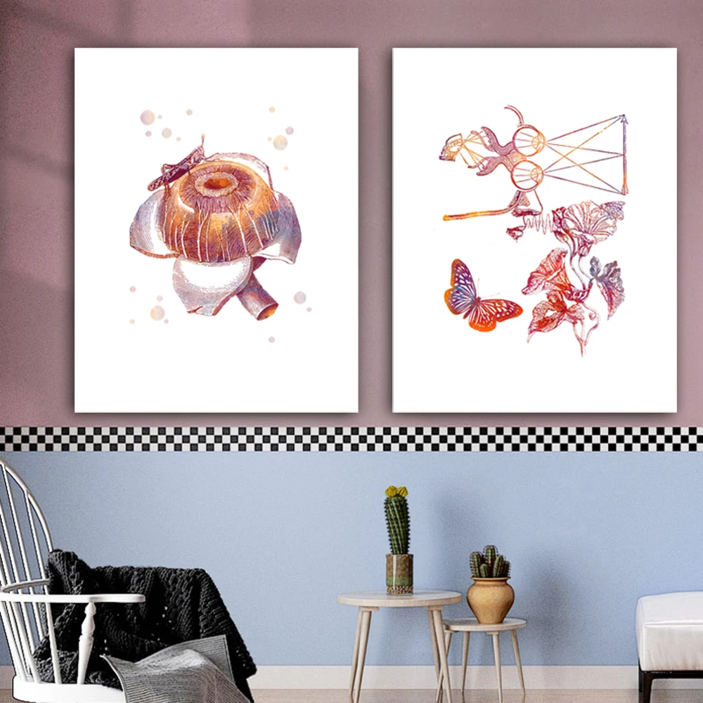 WANGART человеческий глаз акварельная печать оптотом анатомия стоматологический