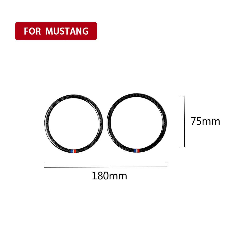 

It Is Suitable For A Pair Of Mustang The Carbon Fiber Trumpet Rings (2015-2017)