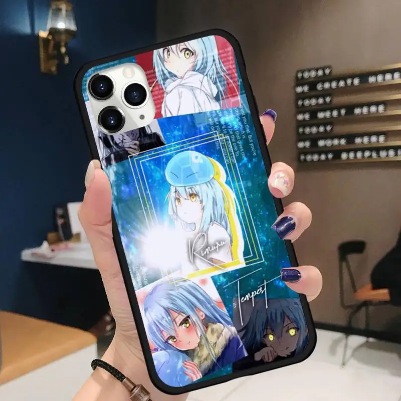 

Rimuru Tempest anime cartoon Phone Cases for iPhone 11 12 pro XS MAX 8 7 6 6S Plus X 5S SE 2020 XR Soft silicone