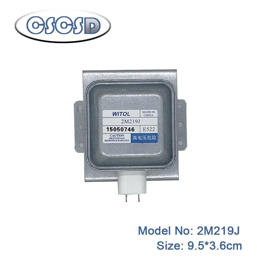 Peças de Reposição 2m219j para Cscsd Novo Usado Witol Microondas Forno Magnetron Peças Substituição Bom Trabalho 1 Pçs 95%